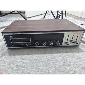 SoundDesign AM-FM Stereo Player Receiver + 8 Track Model 4491-3 Wood